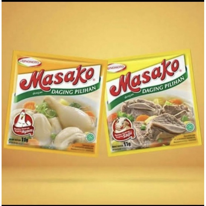 

Masako Ayam sapi renceng renteng isi 12 sachet