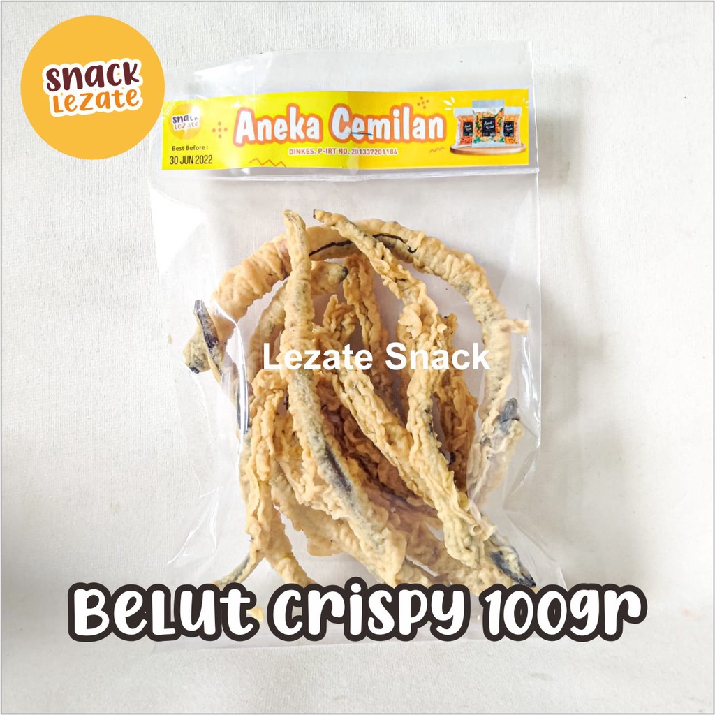 

Belut Crispy 100gr Murah Enak Renyah / Kripik Belut Jogja / Kripik Belut Welut / Keripik Belut Goreng Kualitas Super