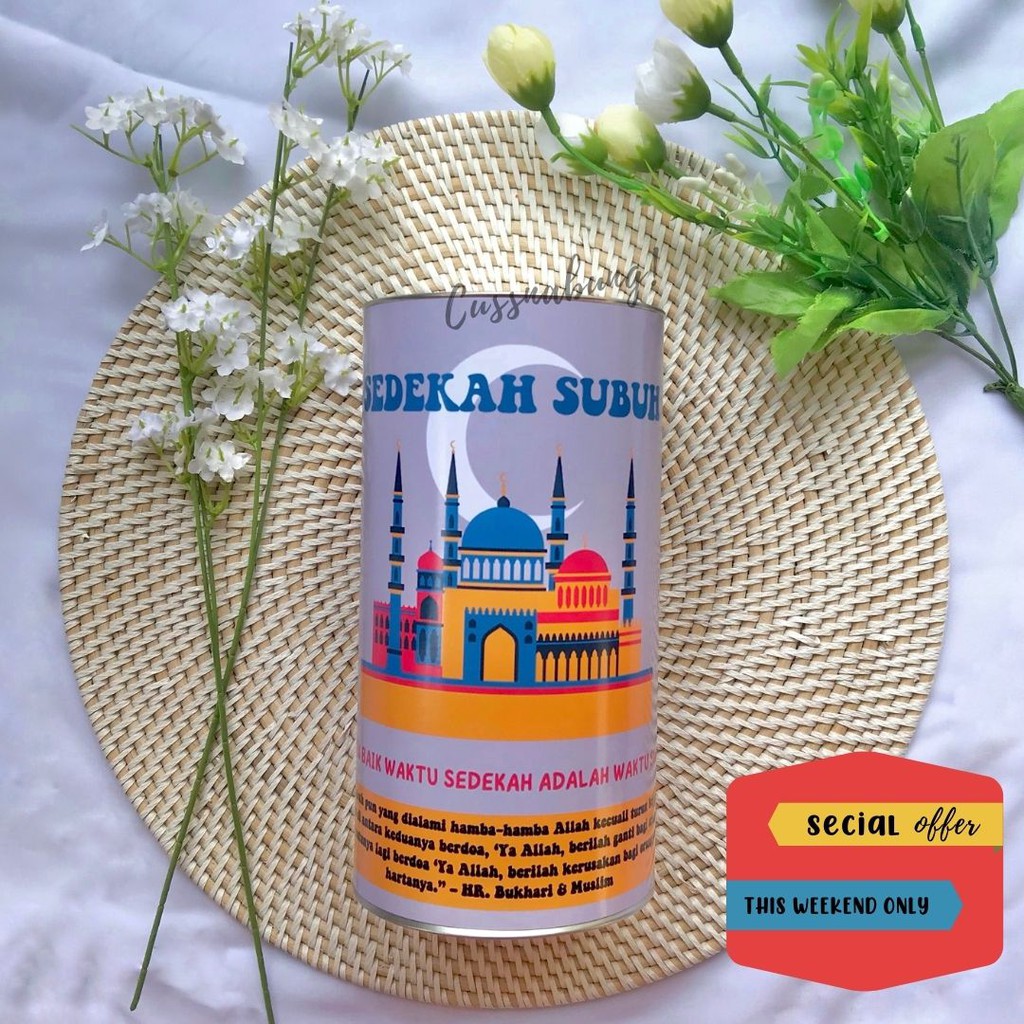 Celengan Sedekah Subuh Viral / Celengan Sedekah Subuh Murah