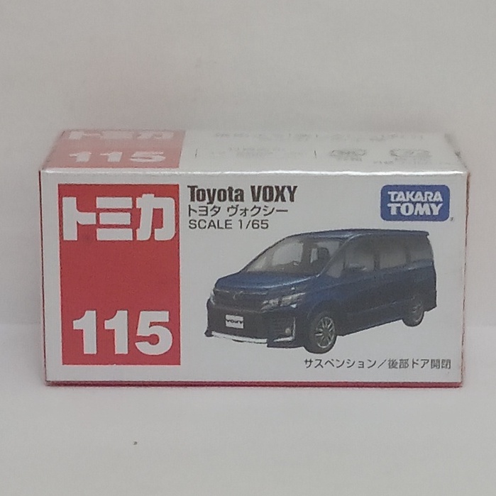 Tomica No 115 Toyota Voxy biru Takara Tomy Diecast Mobil Miniatur Mobil keluarga Mainan anak murah