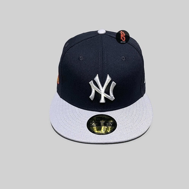 TOPI NEW ERA ORIGINAL 5950 50TH YEARS NEW YORK YANKEES NAVY GREY