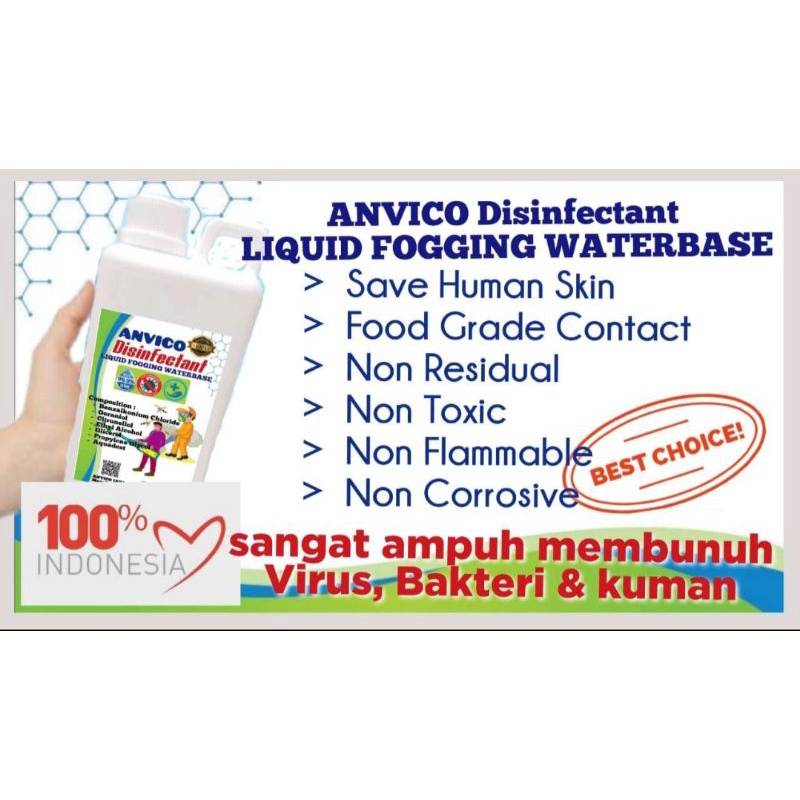 Bundling Fogging Machine & Disinfectant Fogging Liquid Water Based
