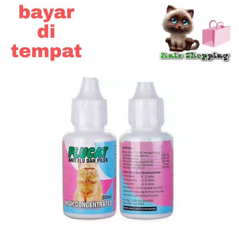 Flucat Obat Flu Kucing Obat Pilek Kucing Flu Cat Obat Flu dan Pilek
Terjual

