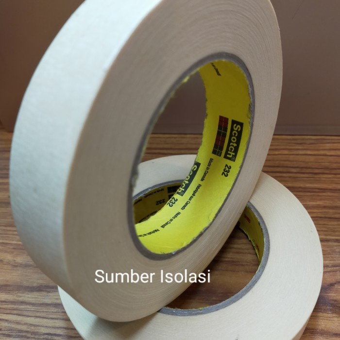 

Cherry | Isolasi Kertas 3M Masking Tape 232 Lakban Kertas Lem Kertas 2,5cm x55M