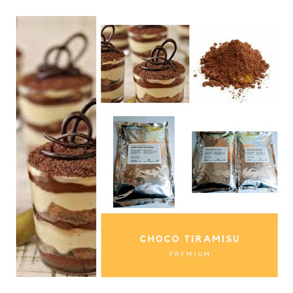 

Powder Choco Tiramitsu Premium - Premium Powder Choco Tiramitsu- 1 kg