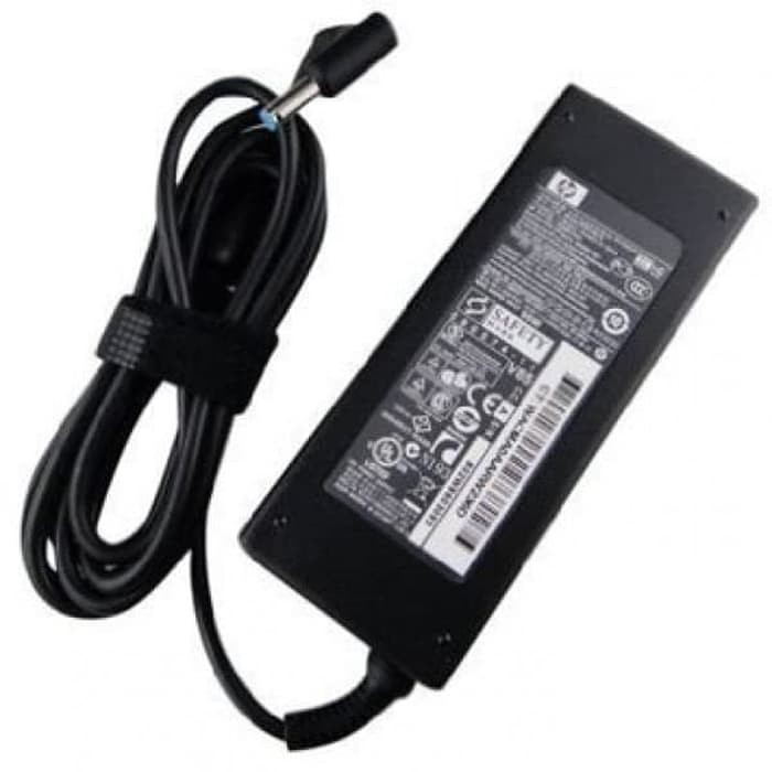 ADAPTOR CHARGER LAPTOP HP 19.5V 4.62APIN BLUE ORIGINAL