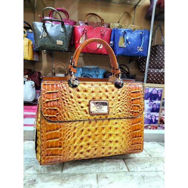 Tas wanita *UMANO VERO BIANCA CROCO S6959