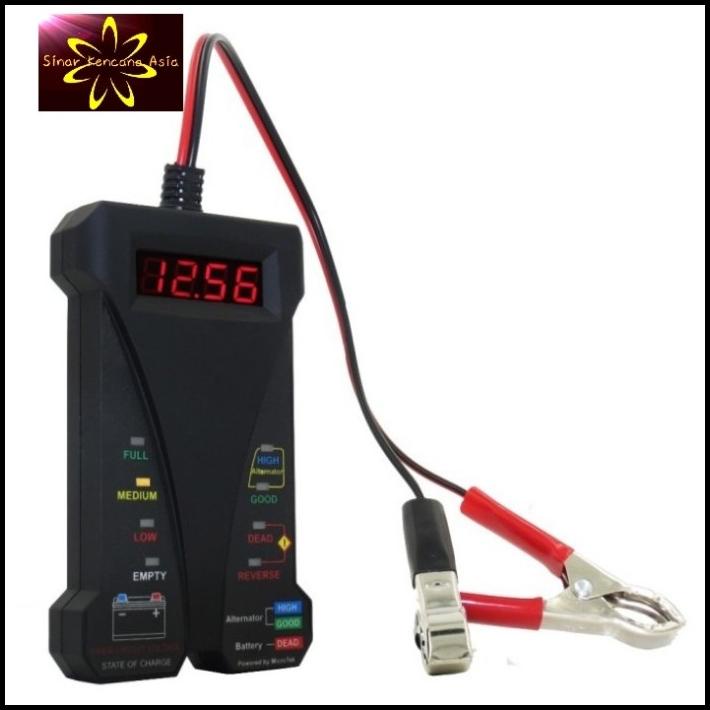 Alat Tester Aki -Aki Tester Digital Voltmeter Analyzer 12V