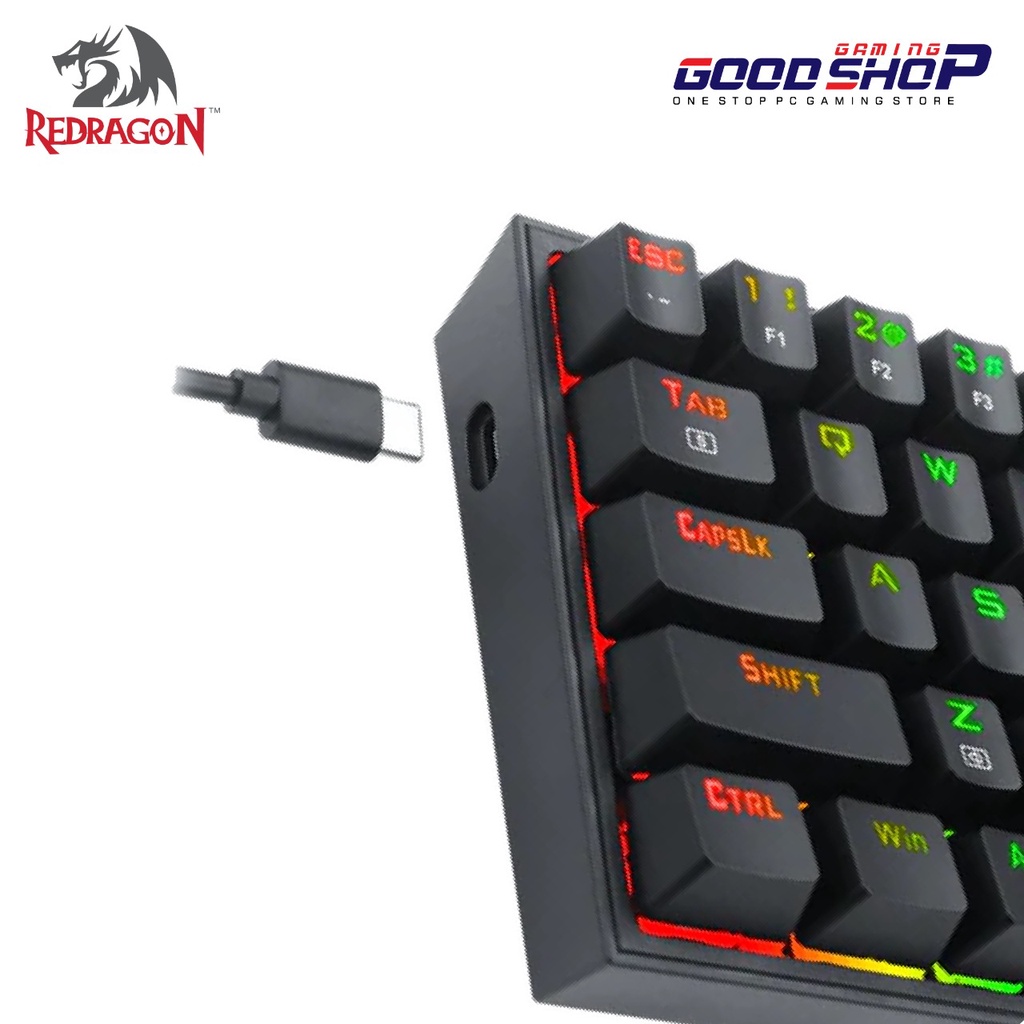 Redragon POLLUX K628 Universal 78 Keys RGB Mech - Gaming Keyboard