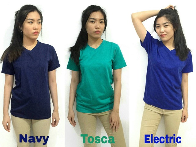 Basic Tee M / Kaos Polos Lengan Pendek Wanita