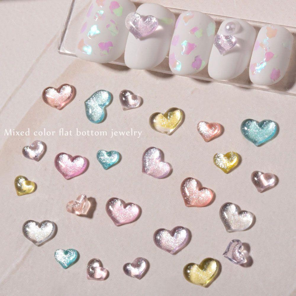 AUGUSTINA Agustin 3D Nail Art Rhinestones Charm Color Manicure Aksesoris Kristal Jepang DIY Ornamen