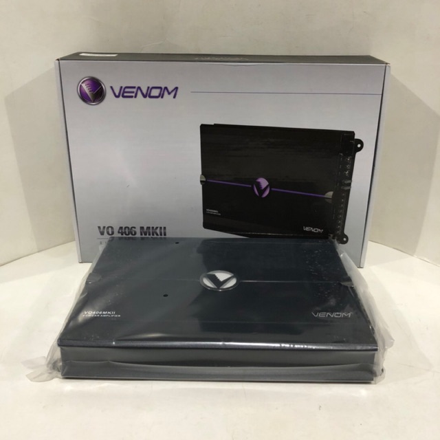 Power Amplifier 4 Channel Power Audio Mobil Venom Diablo VO 406 MKII VO406MKII Asli dan Terbaik