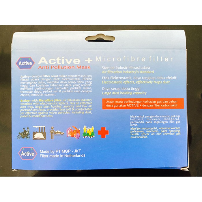 ANTI POLLUTION MASK LONG TYPE/MASKER ANTI POLUSI+FILTER SERAT MIKRO
