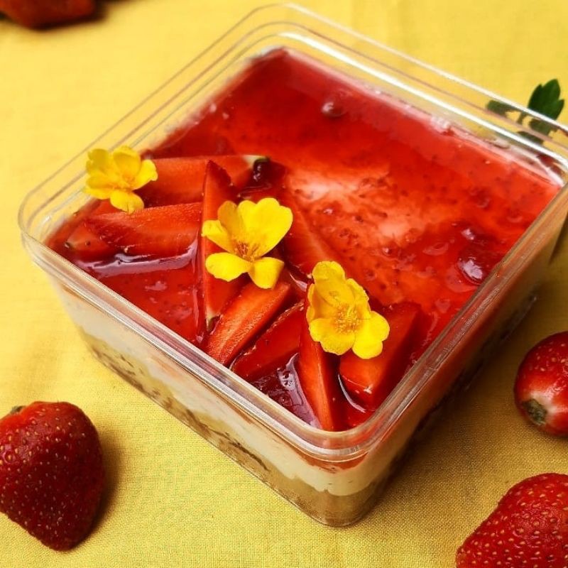 

choco Strawberry cheesecake