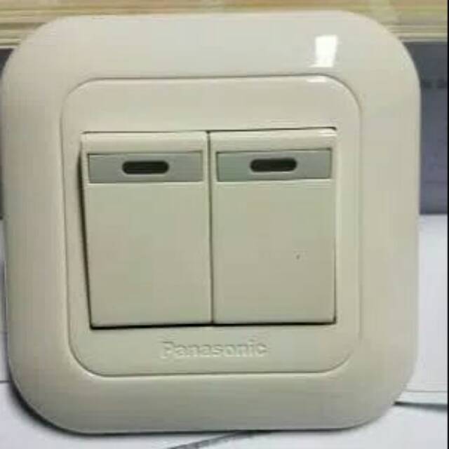 Saklar Seri Double Lampu Iluminasi 2 x WEJ5571 Saklar Seri Double Lampu Iluminasi 2 x WEJ5571