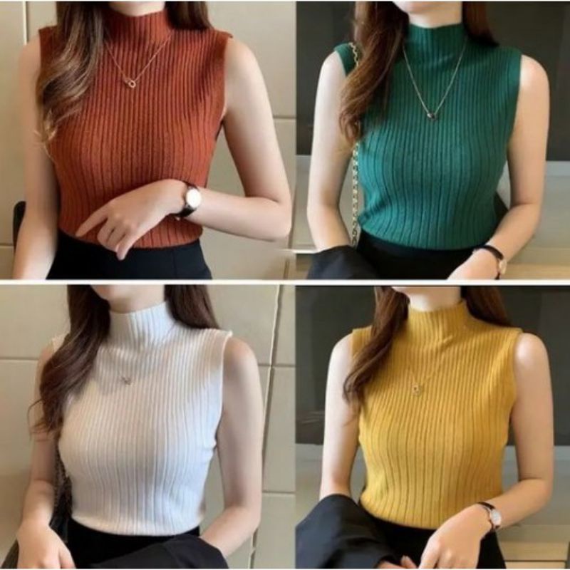 icutestore kaos wanita sexy kekinian terbaru CLARESTA KNIT RIB