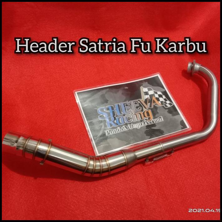Leher Header Knalpot Satria Fu Karbu Semi Ngaceng Leher Ngaceng Satria