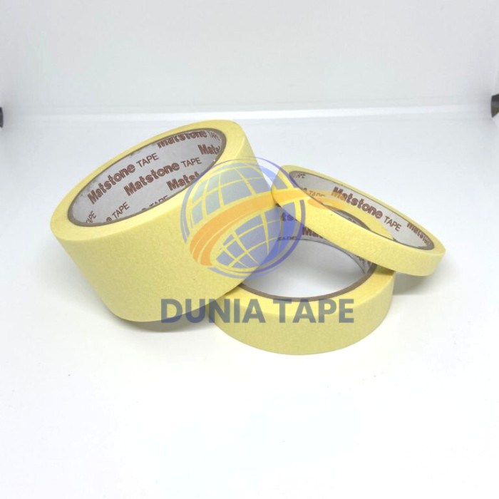 

perekat-pengikat- lakban kertas 2 inch x 20 meter / masking tape 48mm x 20 meter -pengikat-perekat.