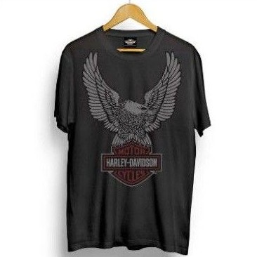 BAJU KAOS HARLEY DAVIDSON EAGLE LOGO PREMIUM ORIGINAL