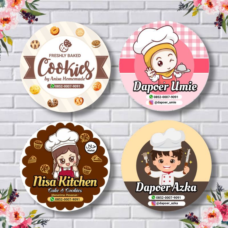 Stiker Toples Kue Kering - Homecare24