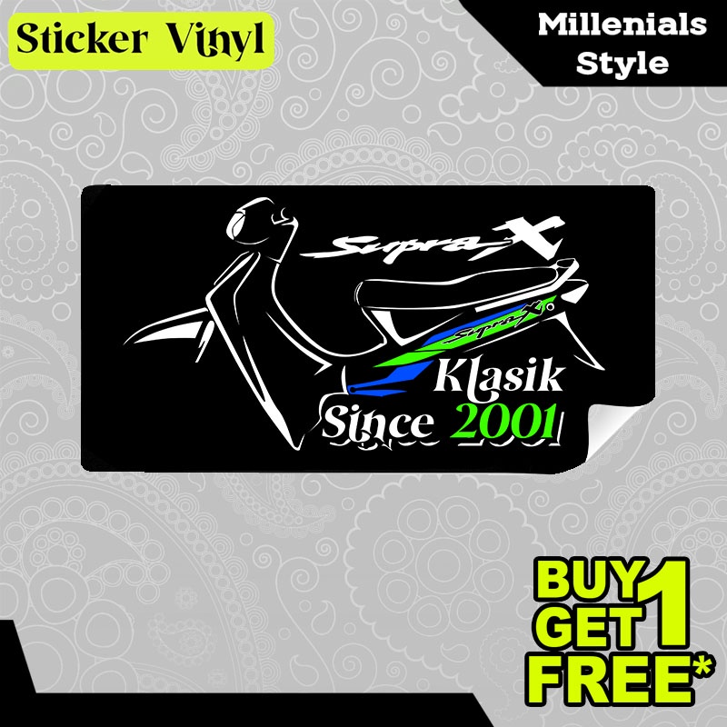 

Stiker Sticker Honda Supra X Klasik Sejak 2001 Motor Bebek Jadul Aesthetic Bahan Vinyl Satuan Anti Air