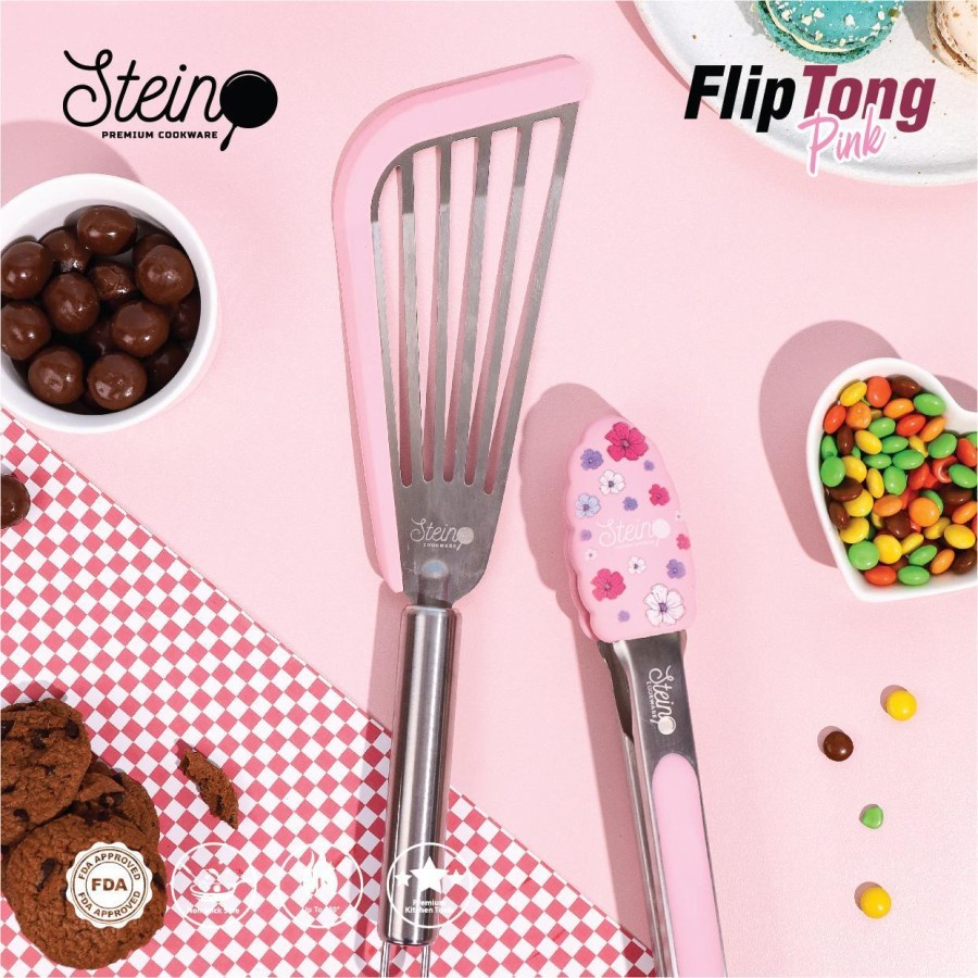 Stein Cookware FLIPTONG - Flipper and Tong by Steincookwar spatula + sumpit