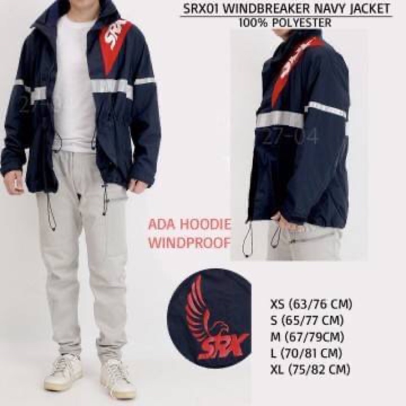 jacket SRX windbreaker waterproof NEW size M. jacket motor jaket.
