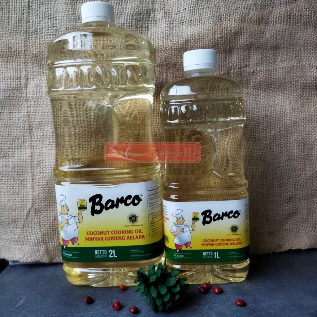 Minyak Goreng Barco 1 Liter Botol / Minyak Kelapa Barco 1 - Botol