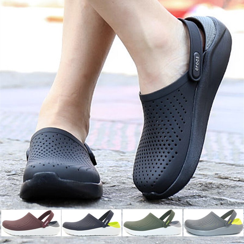 CROCS LITERIDE CLOG UNISEX /SEPATU SANDAL CROCS / SENDAL KARET / SENDAL ANTI AIR / SANDAL CROCS PRIA
