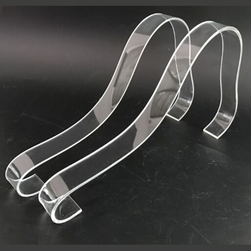 Display Lidah Sepatu Akrilik Sepatu Display Penyangga Sepatu Display Pajangan Per 1Pcs