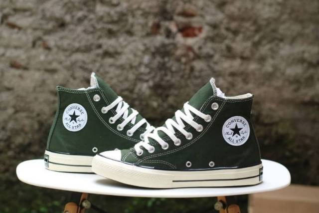converse 70s green army