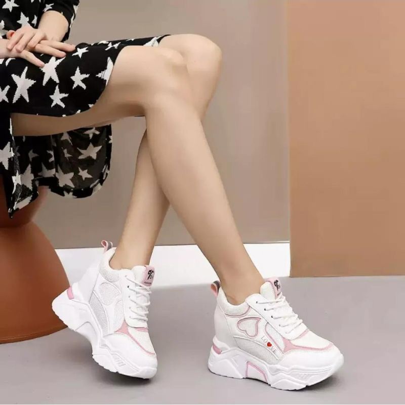 Sepatu wanita fashion sneakers JintuLove/sepatu sneakers tali trendy termurah bisa cod kekinian/sepatu wanita jalan santai trendy/sepatu wanita sneakers santai jalan trendy