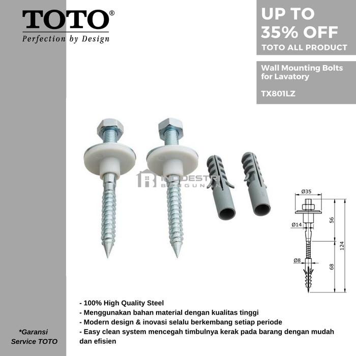 Washtafel Bracket Wastafel Toto Tx801Lz / Baut Wastafel Toto Tx801Lz