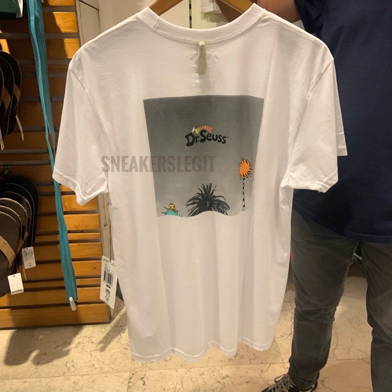 billabong baju kaos dr seuss lorax putih original 100% sale