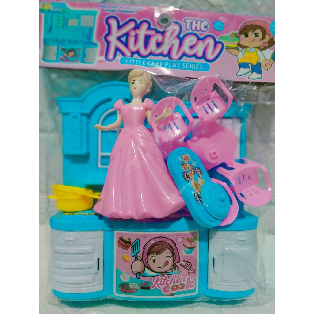 Masak Masakan Anak Perempuan The Kitchen MK 27,Mainan Masak Anak Set Mainan Anak Perempuan Masak Mas