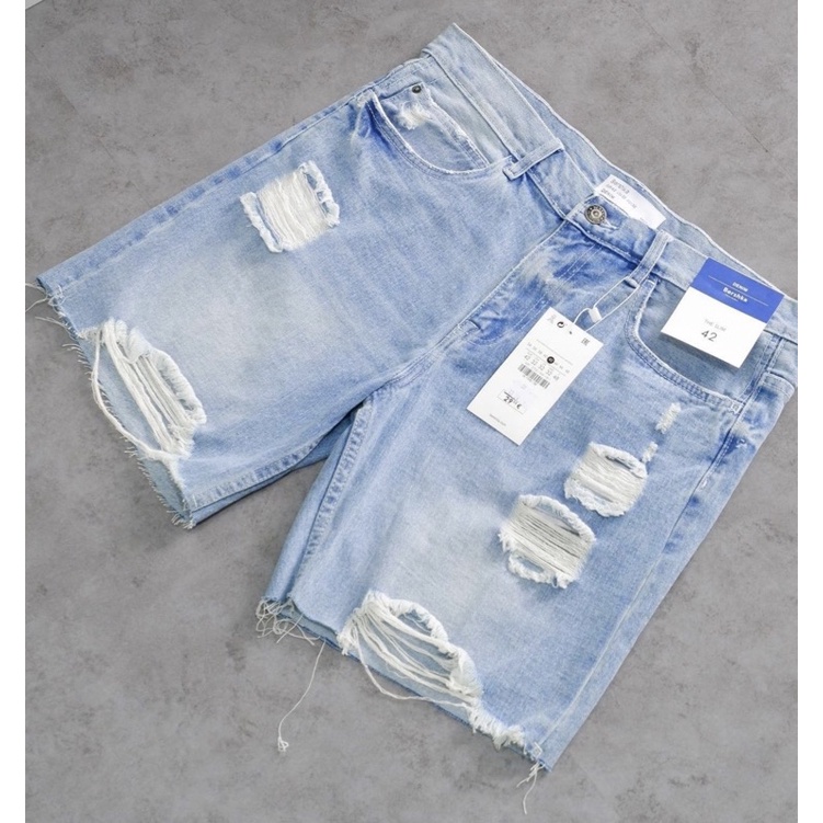 Bershka MAN denim ripped