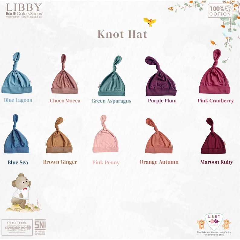 Libby Topi Tali Cotton Earth Colors Series