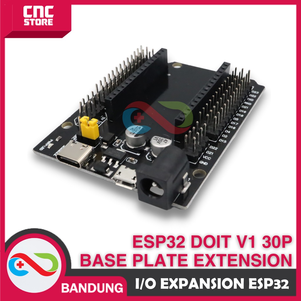 I/O EXPANSION ESP32 SHIELD ESP32 DOIT V1 30P BASE PLATE EXTENSION