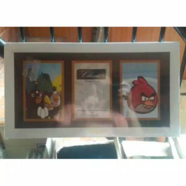 Bingkai foto/pigura foto/frame foto minimalis 4r/5r 3 susun