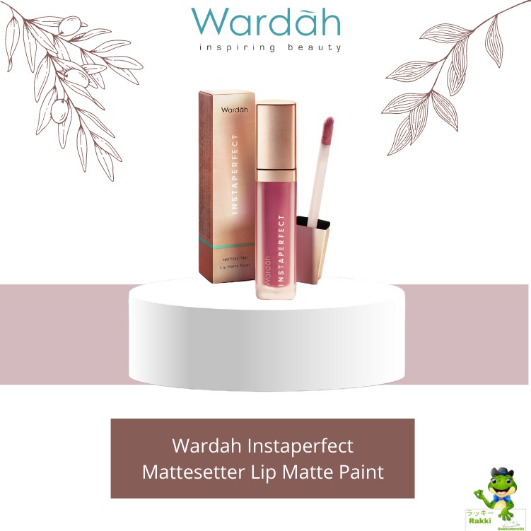 ❣️Rakkistore99❣️Wardah Instaperfect Mattesetter Lip Matte Paint 5.5g (100% Original)