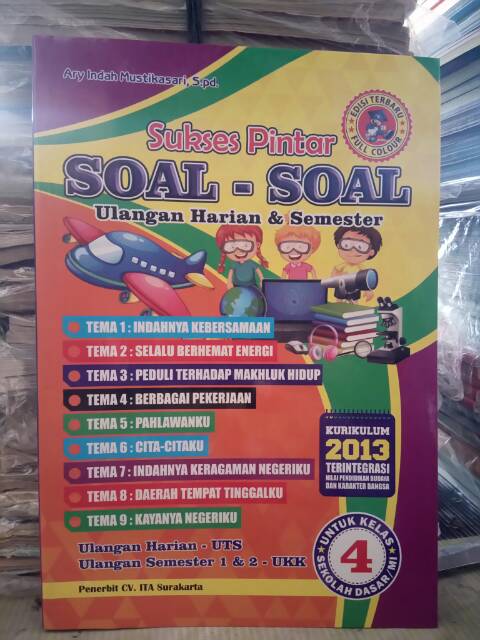 Sukses Pintar Soal Soal Ulangan Harian Dan Semester Kelas 1 6 Sd Shopee Indonesia