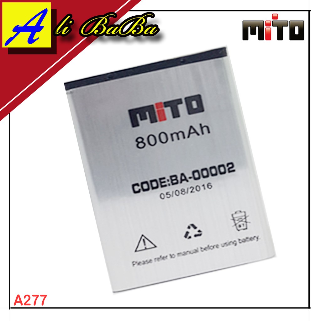 Baterai Handphone Mito 270 277 Ba 00002 Batre Hp Mito 270 Battery Hp Mito 277 Batu Batre Mito Shopee Indonesia