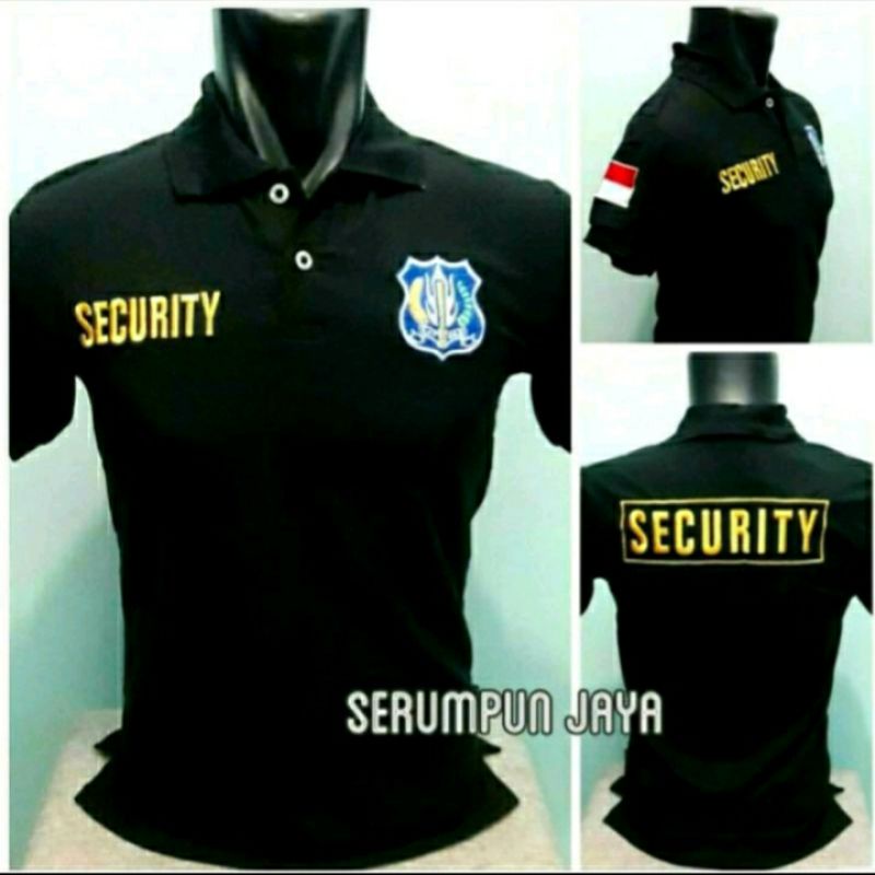 KAOS SECURITY - KAOS KERAH SECURITY - BAJU SECURITY - KAOS SATPAM