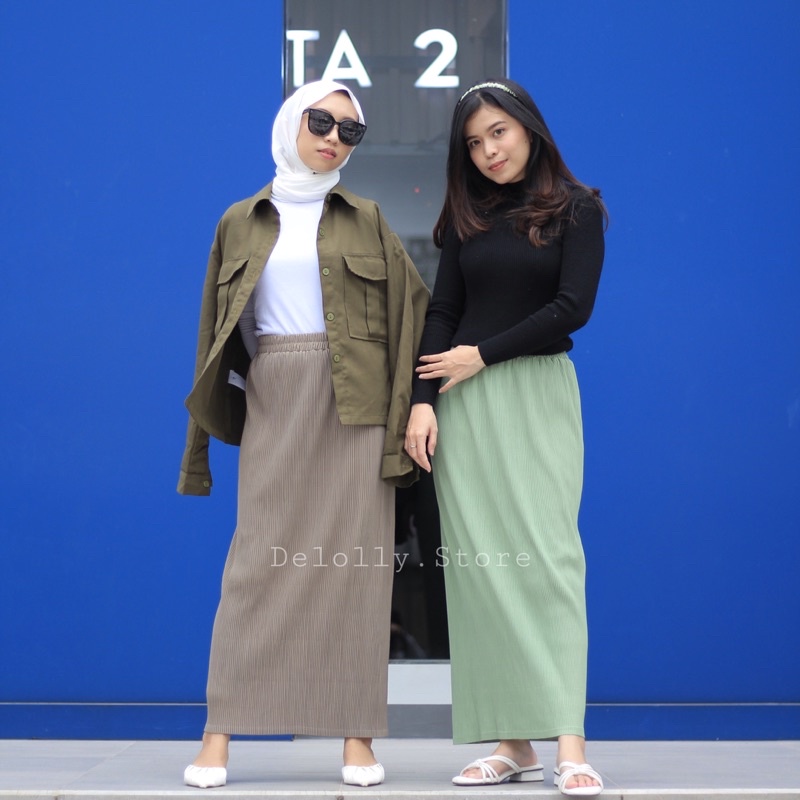 Rok Span & Kulot Plisket Premium