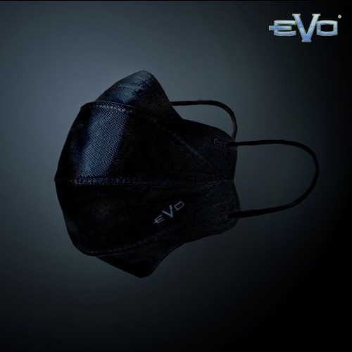 Masker Evo Plusmed 4d all full black limited edition