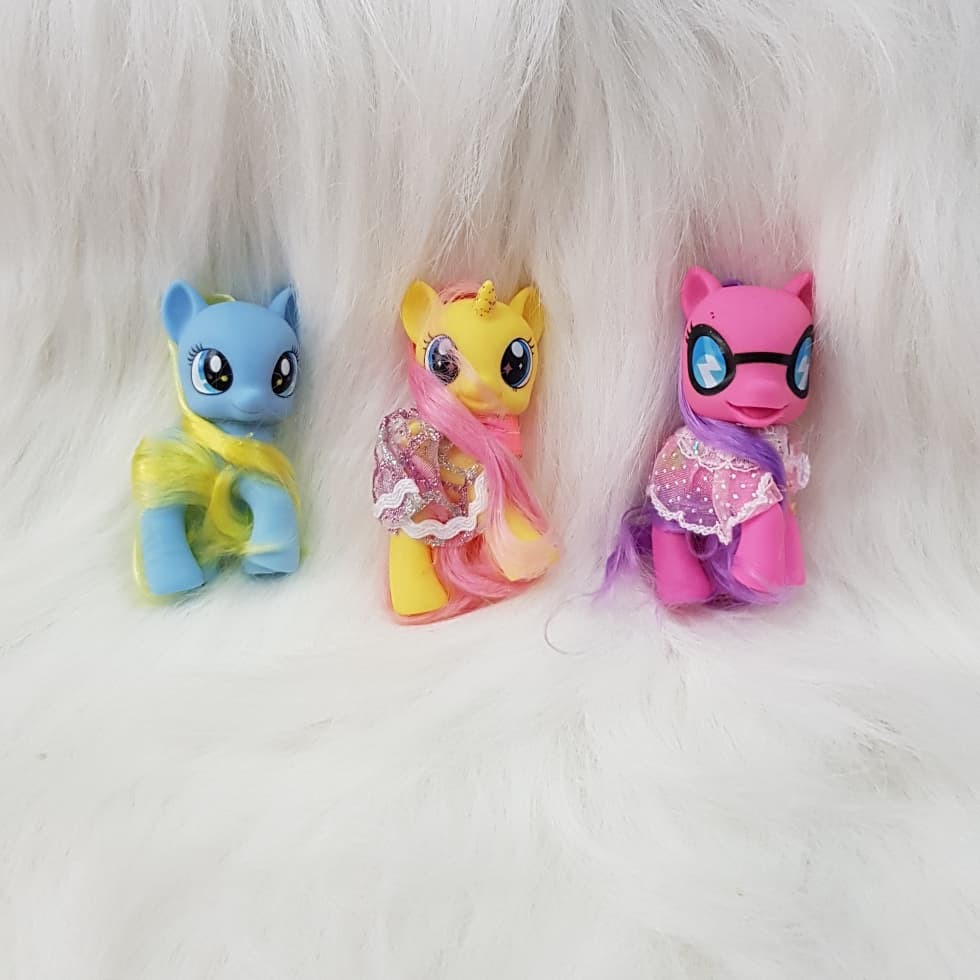 my little pony rubber figure set 3