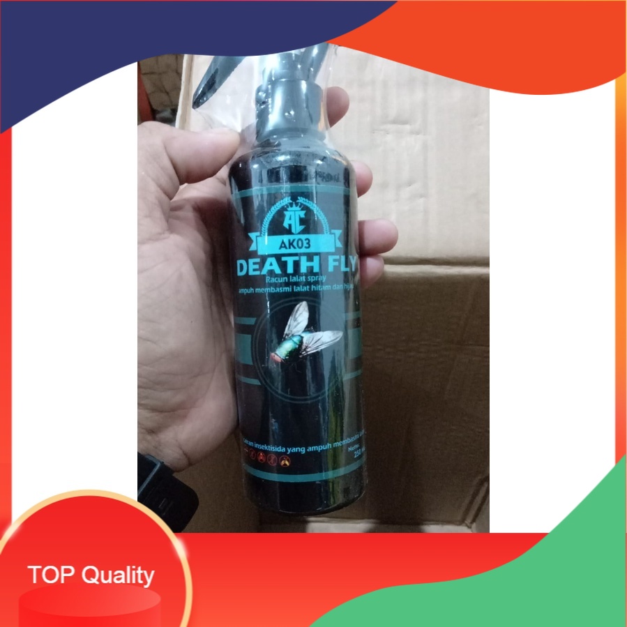 RACUN SEMPROT PENGUSIR LALAT SPRAY ANTI LALAT INSEKTISIDA BOTOL 250 ml BASMI LALAT SUPER AMPUH DIRUM