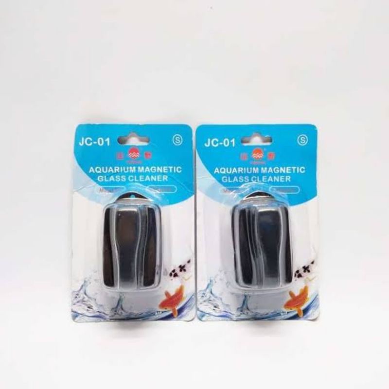 RESUN MAGNETIC BRUSH / YAMANO MAGNET MURAH Pembersih Kaca Akuarium Aquarium size S / M / L