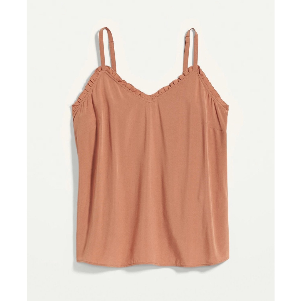 (BUY 3 = 99RB) Old Navy Cami Tanktop - Ruffle V-Neck Camisole Tank Top Wanita - Original Branded - PART 1-6