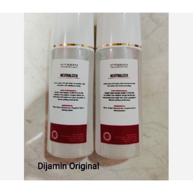 kitoderm neutralizer peeling cairan penetral peeling